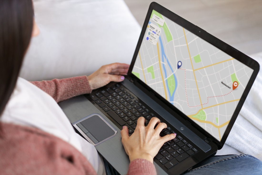 Google Maps results on a phone for a local business search